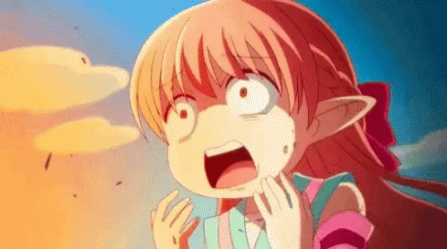 Red-Haired Girl with Ears Funny Face