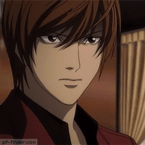 Red Haired Light Yagami GIF 