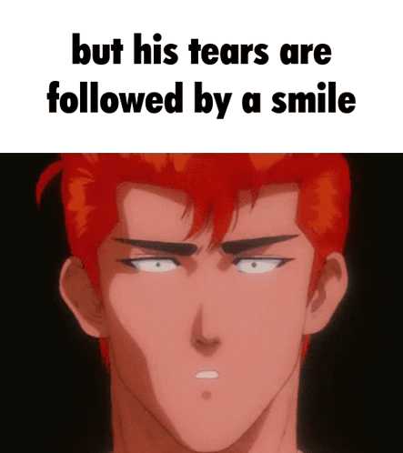 Red-Haired Man Smiling After Tears