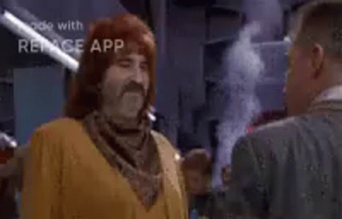 Red-Haired Man Tells Another Man Two Weeks