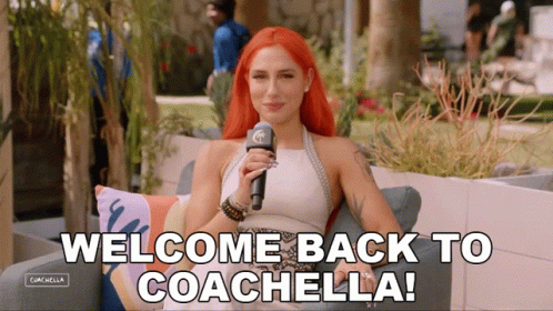 Red Haired Woman Holding Microphone GIF