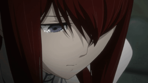 Red Headed Depressed Anime GIF