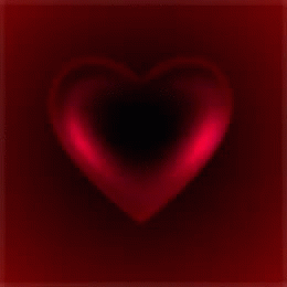 Red Heart Black Hole Center