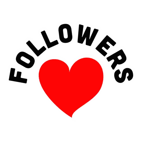 Red Heart Followers Logo