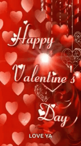 Red Heart Happy Valentine's Day GIF