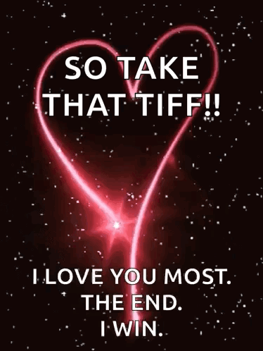 Red Heart I Love You Most I Win GIF