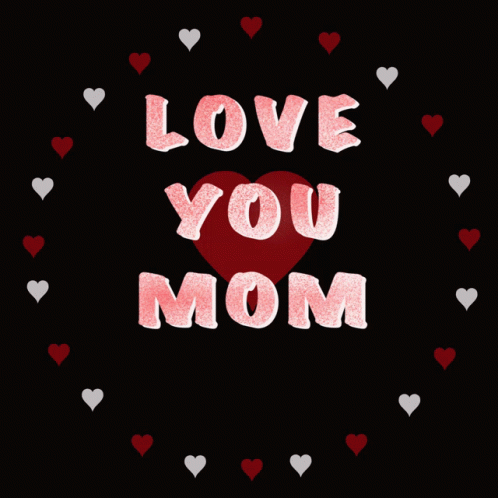 Red Heart Love You Mom