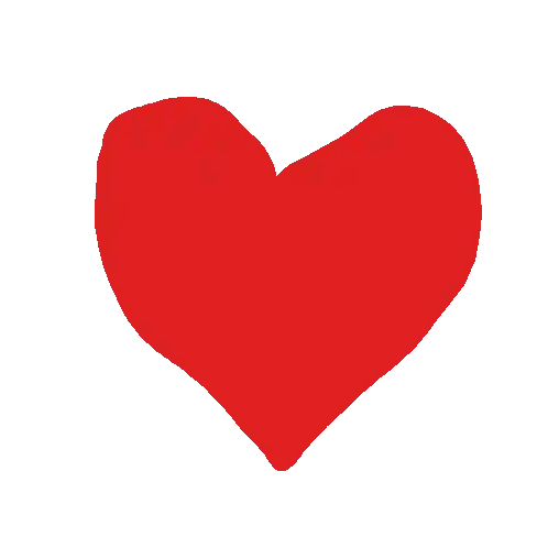 Red Heart Playing Card