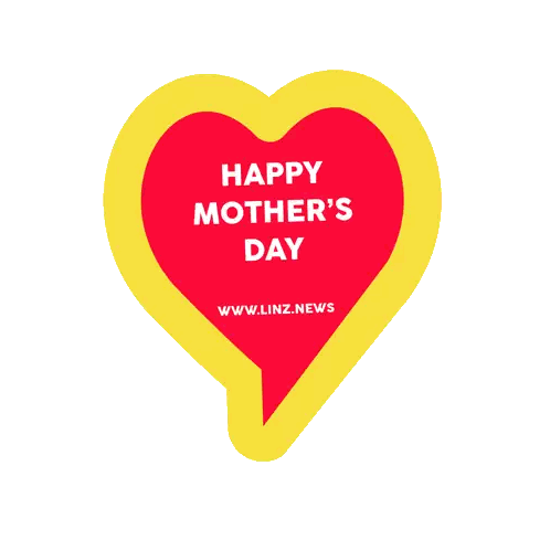 Red Heart Saying Happy Mother's Day