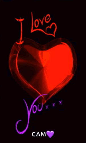 Red Heart Saying I Love You GIF