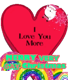 Red Heart Saying I Love You More