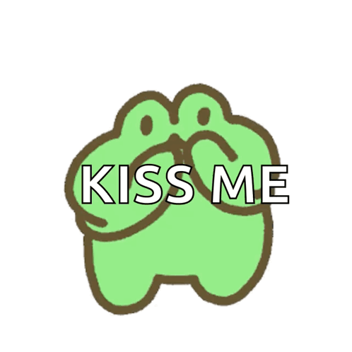 Red Heart Saying Kiss Me