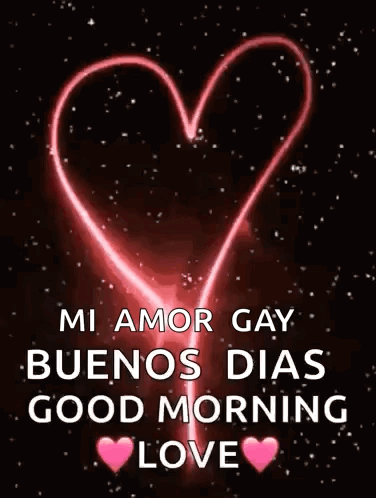 Red Heart Star Mi Amor Gay Buenos Dias Good Morning Love GIF