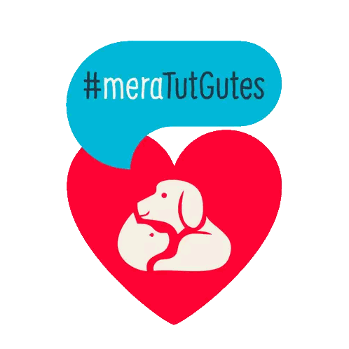 Red Heart White Dog Speech Bubble # meratutgutes