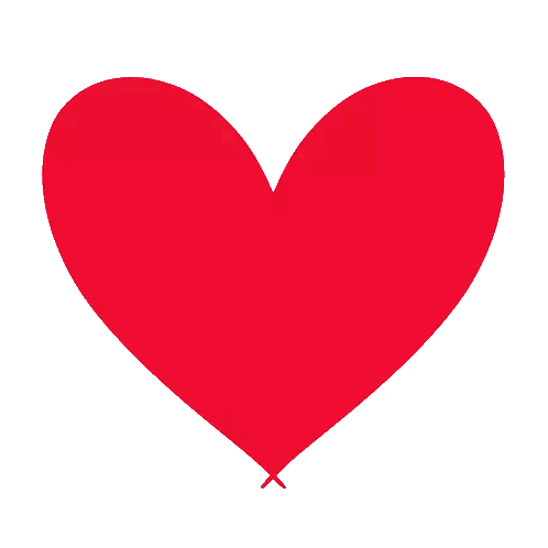 Red Heart with Balloon