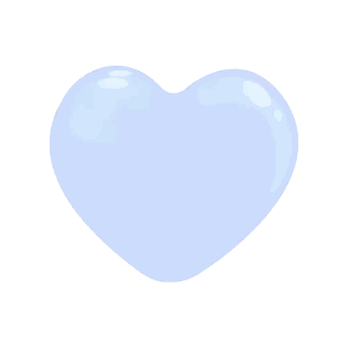 Red Heart with Blue Bubble