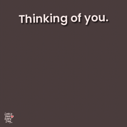 Red Heart With Face Saying Thinking of You