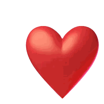 Red Heart with Purple Border