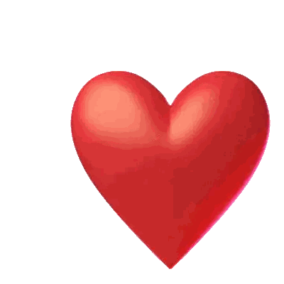Red Heart with Purple Border