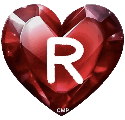 Red Heart with R