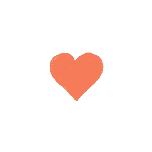 Red Heart With Texture