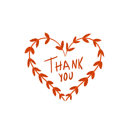 Red Heart With Thank You Inside