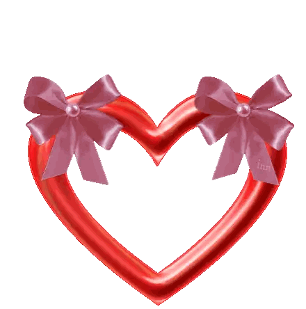 Red Heart With Two Pink Bows Npub