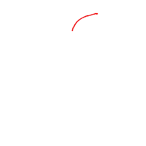 Red Heart with White Outline