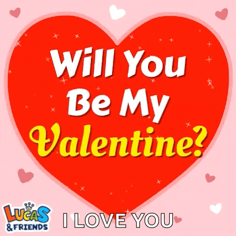 Red Heart With Will You Be My Valentine