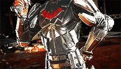 Red Hood Arkham Knight Transformation GIF