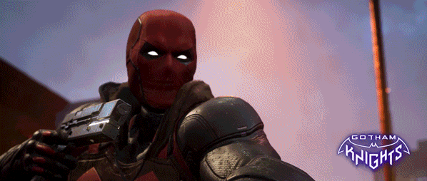 Red Hood Attacking Enemies With Precision GIF