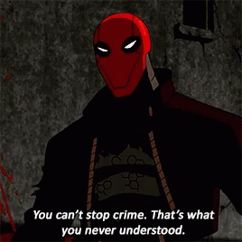 Red Hood Can't Stop Crime Animation GIF