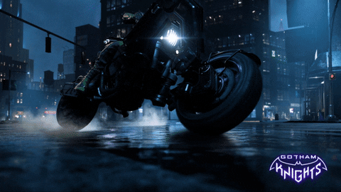 Red Hood Drifting Big Bike GIF