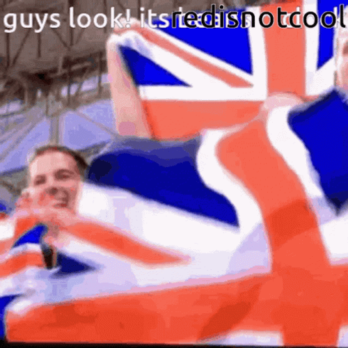 Red Is Not Cool British Teeth GIF