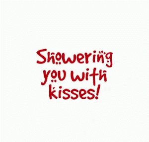 Red Kisses Showing You GIF