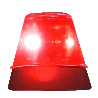 Red Light On White Surface