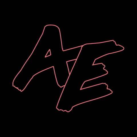 Red Lightning Ae Calligraphy GIF