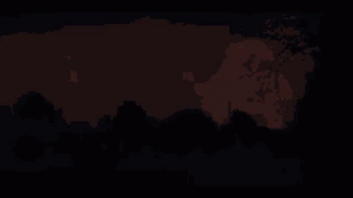 Red Lightning Celestial Event GIF