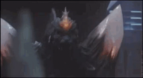 Red Lightning Dragon Fight GIF