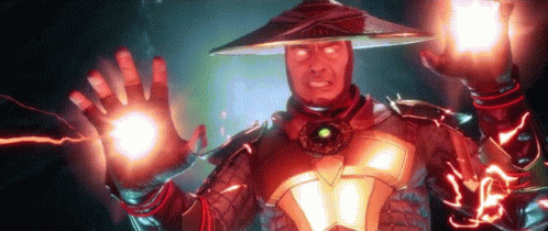 Red Lightning Mortal Kombat Raiden GIF