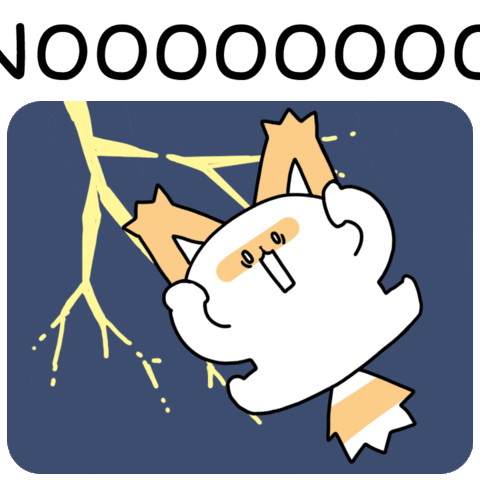 Red Lightning Strikes Racoon No GIF