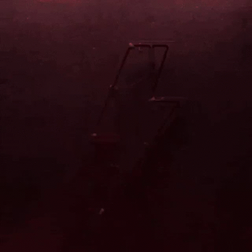 Red Lightning Thunderbolt Logo GIF