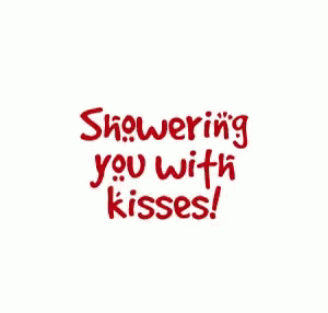 Red Lips With Show Me You Worth Kisses GIF
