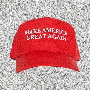 Red Maga Cap Make Amerika Great Again GIF