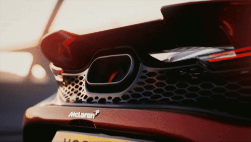 Red McLaren Car Close Up