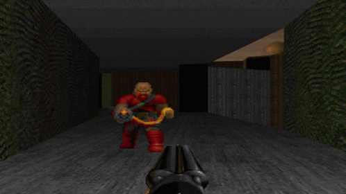 Red Monster in Video Game