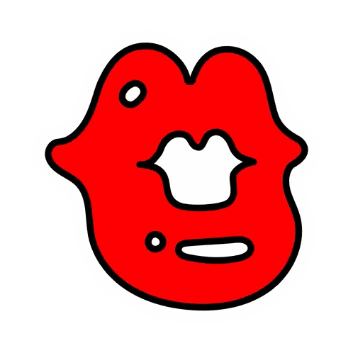 Red Mouth With White Tongue