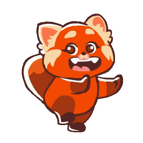 Red Panda Cartoon Drawing