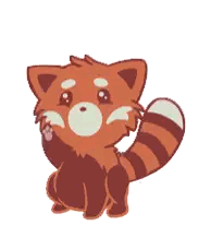 Red Panda Cartoon Drawing