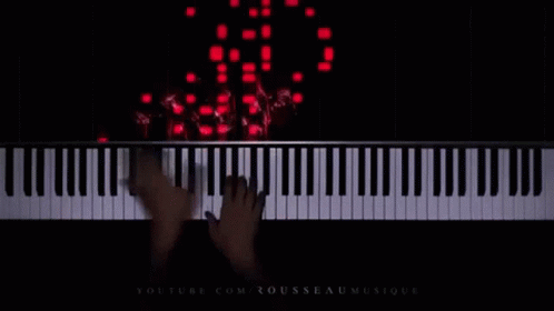 Red Piano Tile Keys GIF
